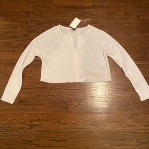 White layering top. Never worn